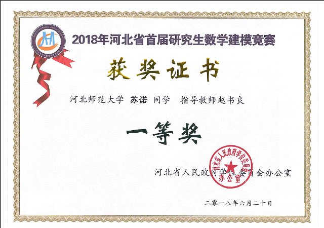 张昉荣获2018年河北省首届开云体验